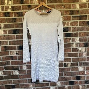 NWT Belle Vere Herringbone Sweater Dress